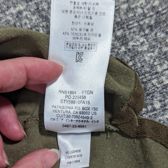 Patagonia A-line Henley cotton dress - Picture 7 of 7